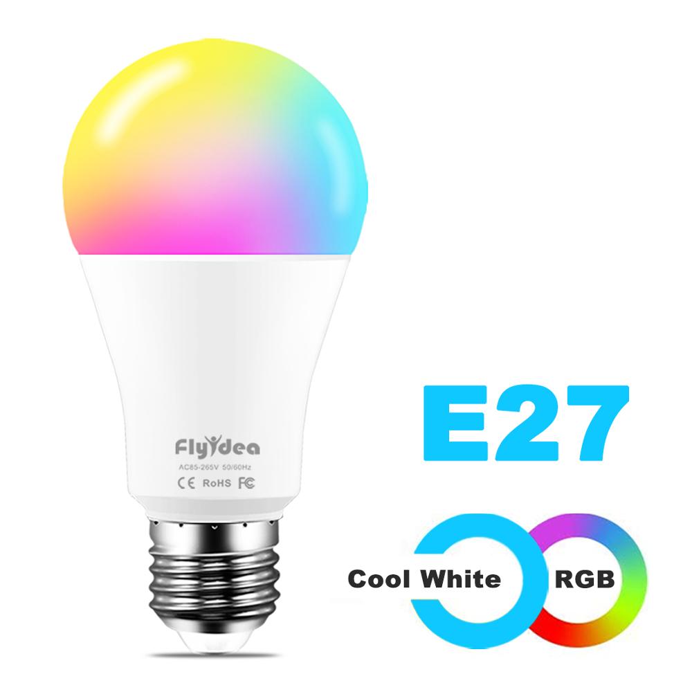 WiFi Bulbs E27 LED Smart Light Bulb Neon Changing Lamp Siri Voice Control 